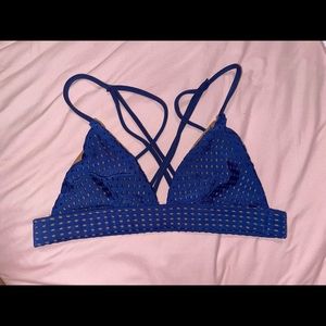 Acacia Blue Kailua Mesh Top